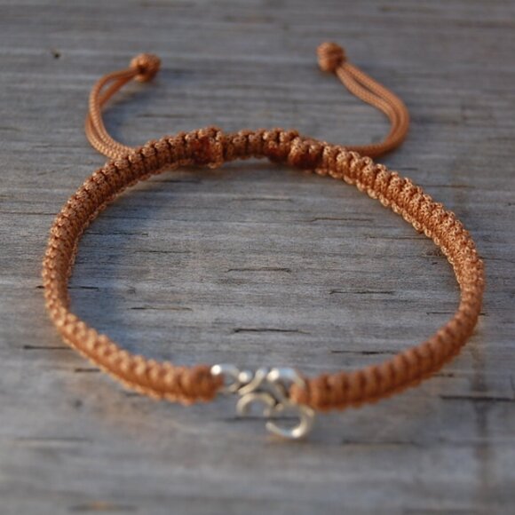Om Bracelet,Yoga Bracelet,Drawstring Om Bracelet - Picture 2 of 2